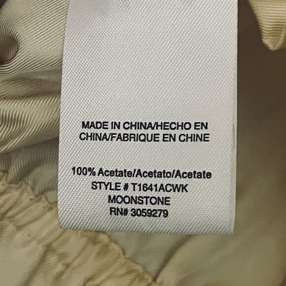 NWT Weekend Los Angeles Cropped Yellow Camisole Small - Picture 5 of 5